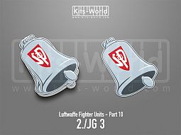 Kitsworld SAV Sticker - Luftwaffe Fighter Units - 2./JG 3 